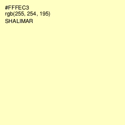 #FFFEC3 - Lemon Chiffon Color Image
